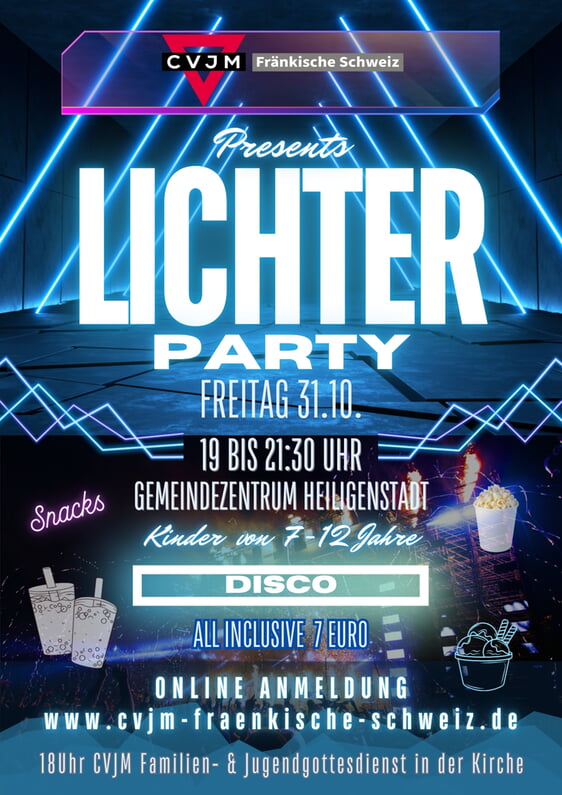 Kinder Lichter-Party 2025